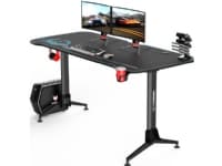 Gaming desk Ultradesk Grand Gaming Desk, Black with blue mat