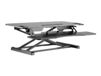 DIGITUS Ergonomic Workspace Riser DA-90380-1 - Stativ - for LCD-display/PC-udstyr - sort - skrivebord